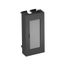 Заглушка с полем для маркировки Modul45 45x22,5 мм (черный) (ADP-BF SWGR0.5) | 6117411 OBO Bettermann