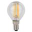 Лампа светодиодная филаментная LSCLP75 6W/827 230VFILCL 6Вт 2700К тепл. бел. E14 806лм P угол пучка 300град. 220-240В (замена 75Вт) прозр. стекло OSRAM 4058075684515