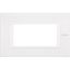 Рамка 4мод. Axolute прямоугол. бел. стекло Leg BTC HA4804VBB Legrand