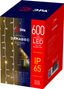 Светодиодная новогодняя гирлянда ERAPS-SK1 занавес 2x3 м тёплый белый свет 600 LED | Б0051892 ЭРА