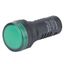 Индикатор помехозащищенный ND16-22D/4K2 зеленый АС 230В (R) | 146694 CHINT