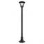 Светильник садово-парковый ДТУ 07-8-002 Валенсия 4 черный гранный напольный IP44 светодиодный 8Вт 3000K | Б0064265 ЭРА