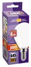 Лампа светодиодная филаментная PLED OMNI 6Вт G45 3000К тепл. бел. E14 230В/50Гц FR JazzWay 5021099