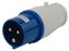 Вилка переносная 013 2Р+РЕ 16А 220В IP44 (10/120/2880) V-16-2P-PE-IP44 - Б0032849 ЭРА