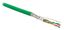 Кабель витая пара экранир. SF/UTP кат.6 4 пары 26 AWG МЖ patch экран-фольга + медн. оплетка LSZH SFUTP4-C6-P26-IN-LSZH-GN-500 зел. (уп.500м) Hyperline 445049