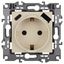 Розетка Серия 12 12-4108-02 2P+E 16A-250В со шторками с USB type-A+C 5В-3А слоновая кость | Б0067731 ЭРА