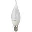 Лампа светодиодная LED BXS-5W-827-E14 (диод, свеча на ветру, 5Вт, тепл, E14 (10/100/2800) ЭРА - Б0027967