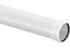 Труба канализационная 110x500 мм PP, однораструбная, малошумная, белая - ST500085W PRO AQUA