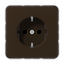 Штепсельная розетка SCHUKO 16A 250V~; коричневая | CD1520BFBR Jung
