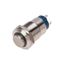 Кнопка антивандальная 12 12В(LED) Фикс (4с) OFF-ONсиняя (A-12-C2), REXANT - 36-3221 MEET