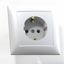 Розетка 1-м СП Селена РС16-370 16А IP20 с заземл. бел. Кунцево 8111