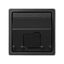 Адаптер на 1 RJ45(12) коннектор 75528; 75540; 75541; 75544-39 наклонный Simon73 Loft графит 73085-62