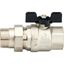 Кран шаровой со сгоном 1 1/4' ВН ручка бабочка - RG008Q0M497039 STOUT SVB-0007-000032