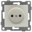 Механизм розетки 1-местн. б/з с з/ш СП Bravo 16А IP20 250В жемчуж. GUSI С10Р2-028