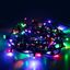 Светодиодная новогодняя гирлянда нить черный ПВХ 10 м мультиколор 100 LED, IP65 ERAPS-PM10 ЭРА - Б0056016