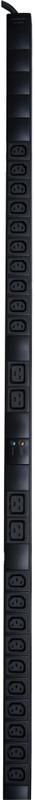 Панель 20 розеток IEC320 C13 4 розетки C19 32А вилка IEC60309 черная - 60A-63-15-24BL Eurolan