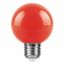 Лампа светодиодная LB-371 Шар E27 3W красный | 25905 Feron