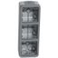 Коробка установочная ОП 3-м Plexo верт. сер. Leg 069679 Legrand