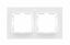 Рамка 2-местн. S82 Concepi бел. матов. Simon 8200627-090