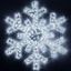Фигура ARD-SNOWFLAKE-M11-1250x1200-604LED White (230V, 36.5W) (Ardecoled, IP65) | 034260 Arlight