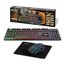Комплект игровой GXZ840 (клавиатура и мышь) проводной + коврик черн. Intro Б0065046 ЭРА