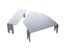 Крышка для угла горизонтального изменяемого 0-45град. осн.150 1.5мм CPO DKC SKVM150 ДКС