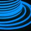 Гибкий Неон LED - синий, бухта 50м | 131-013 NEON-NIGHT