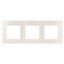 Рамка для розеток и выключателей серия 12 12-5103-15 на 3 поста, сатин, перламутр | Б0052528 ЭРА