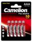 Элемент питания алкалиновый AAA/LR03 1.5В Plus Alkaline BL10 (уп.10шт) Camelion 14853