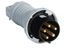 Вилка кабельная 4125P5W, 125А, 3P+N+E, IP67, 5ч | 2CMA126658R1000 ABB