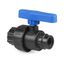 Кран шаровой компрессионный внутр. резьба + PN10 1 1/2х1дюйм 1/2дюйм для ПЭ труб RTP 16358