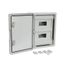 Корпус пластиковый распределительный ЩРН-24 IP65 серая дверь 400х300х170 | PR08.26499 Промрукав Строитель