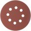 Круги абразивные шлифовальные перфорированные на ворсовой основе под липучку (Р400, 125 мм, 5шт), CUTOP Profi - 85-627 РОС