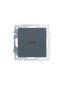 Розетка HDMI 1-м СП VESNA IP20 механизм графит. LEZARD 742-3488-203