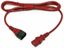Кабель питания PWC-IEC13-IEC14-1.0-RD монитор-компьютер IEC 320 C13 - C14 (3х0.75) 10А прямая вилка 1м красн. Hyperline 281862