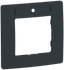 Рамка 1-местная с держателем для маркировки антрацит ETIKA - 672586 Legrand