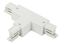 Муфта Т-образная универс. лев. RS 3C TRACK TCLU WH 100х66мм бел.   19131021052