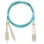 Патч-корд NMF-PC2M3C2-SCU-LCU-003 волоконно-оптический (шнур)перех. 50/125 (ОМ3) SC/UPC-LC/UPC двойн. LSZH нг(В)-HFLTx 3м NIKOMAX
