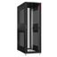 Шкаф серверный 48U 600х1200 передняя дверь: одностворчатая перфорированная IP20. задняя без. боковые панели: перфорированные. цвет: черный RAL9005 - NS 6248.9302 SYSMATRIX