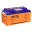 Аккумуляторная батарея Solar серии GEL 12-65 12В/65Ач | DELTA