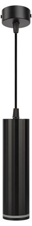 Светильник подвесной (подвес) PL19 BK MR16 GU10 потолочный цилиндр черный | Б0058492 ЭРА