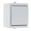 Выключатель кнопочный ОП Венеция 10А IP54 бел. EKF EVV10-045-10-54