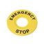 Маркировка для кнопки аварийного останова "Emergency Stop" D60 | SBY9360 Systeme Electric APC