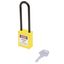 Замок безопасности навесной нейлоновая дужка BD-G32 Yellow - 10260 ПТК