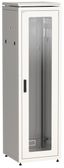 Шкаф сетевой 19" LINEA N 42U 600х800 мм стеклянная передняя дверь, задняя металлическая серый | LN35-42U68-GM ITK IEK