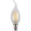 Лампа светодиодная декоративная LED 11 Вт 1430Лм 4000К свеча на ветру, филамент нейтральный E14 230В F-LED BXS-11W-840-E14 - Б0047002 ЭРА