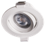 Светильник светодиодный Downlight встраиваемый поворотный PSP-R 9044 7W White 3000K 38° круг/поворот IP40 белый | .5022836 Jazzway