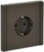 Розетка СП FORTE&PIANO FP313 16А с заземл. защ. шторки безвинт. крепл. сер. IEK FP-R14-16-1-K03