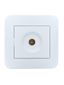 Розетка телевизионная проходная TV СП ASTI IP20 в сборе бел. LEZARD 7081-0202-129