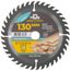 Диск пильный для циркулярных пил по дереву 130х16х40T MOS 37650М